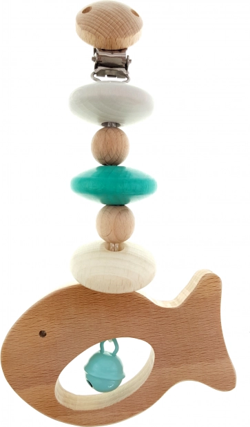 Clips pentru cărucior Peștișor Turcoaz