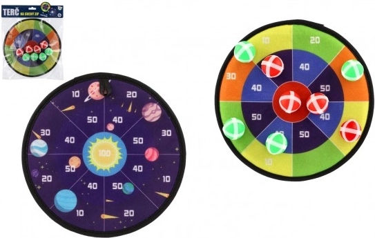 Țintă dublă cu scai cu mingiuțe