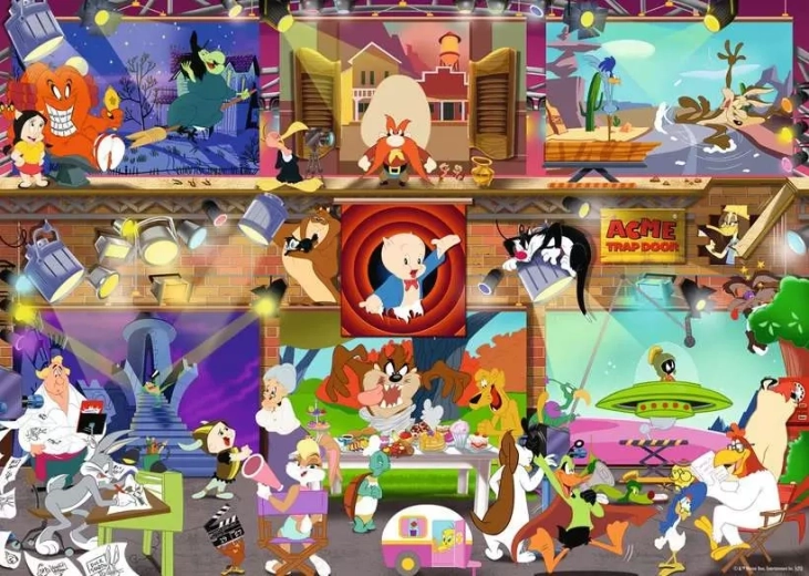 Puzzle RAVENSBURGER Looney Tunes Studio 1000 piese