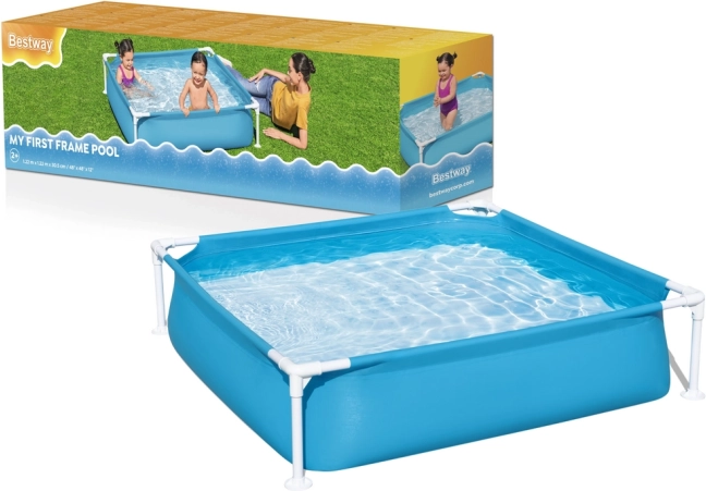 Piscină de grădină cu cadru pentru copii 122 × 122 × 30 cm BESTWAY