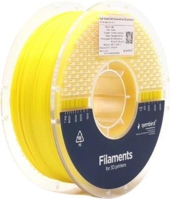 Filament ABS High Speed 1,75 mm, 1 kg, galben