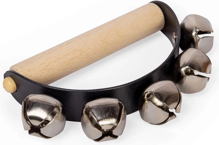 Bigjigs Toys clopoței pentru copii cu mâner din lemn