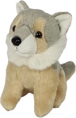 Lup de pluș Ziki, șezând, 14 cm