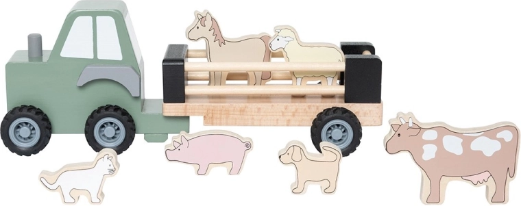 Tractor fermă Jabadabado cu animale