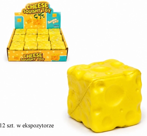 Brânză antistres squishy aurie