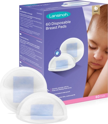 Lansinoh tampoane de unică folosință pentru sutien 60 buc
