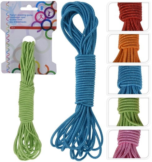 Elastic de sărit 10 m pentru copii – colorat, rezistent și elastic