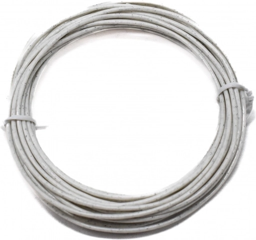 Filament cu efect marmorat alb, 5 m