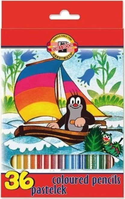 Creioane colorate hexagonale 36 bucăți KRTEK KOH-I-NOOR