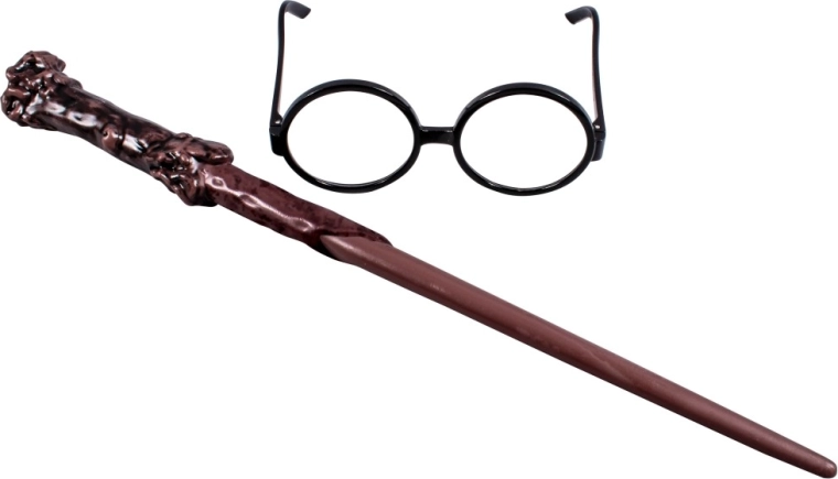 Set Harry Potter baghetă și ochelari
