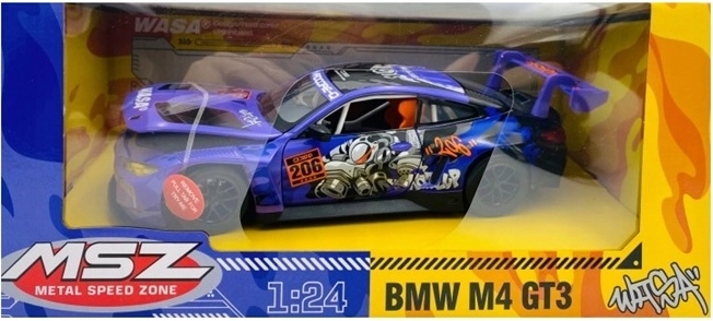 Model auto de colecție MSZ BMW M4 GT3 violet