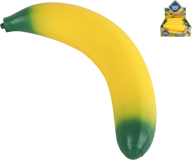 Giga squeeze banană – jucărie antistres de strâns (stretch) 37 cm