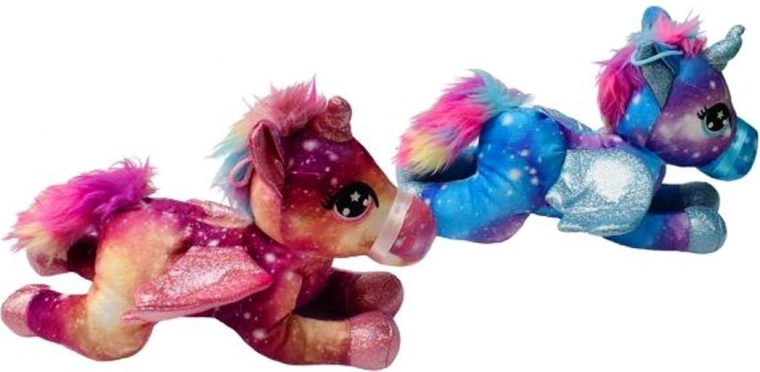 Unicorn înaripat culcat din pluș – mare