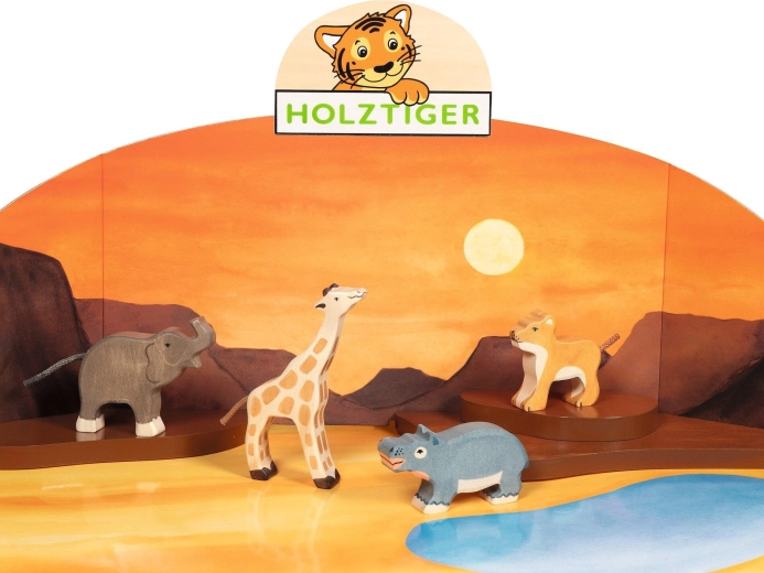 Set de animale sălbatice HOLZTIGER (4 buc.)