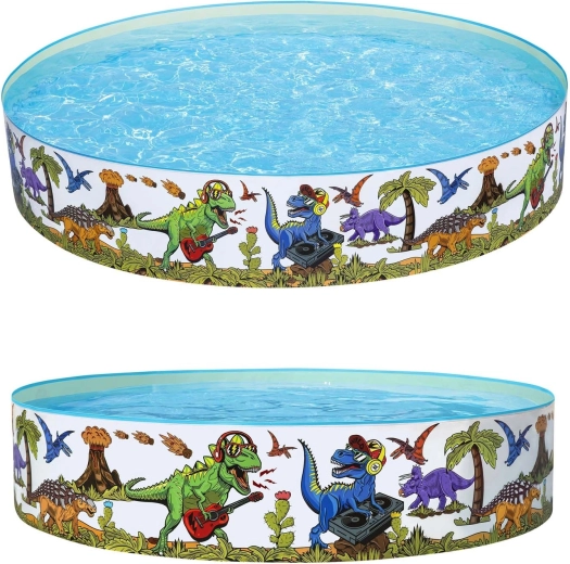 Piscină gonflabilă pentru copii cu dinozauri 183 × 38 cm Bestway