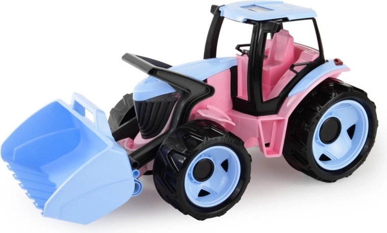 Tractor pentru copii cu lamă, 62 cm, roz