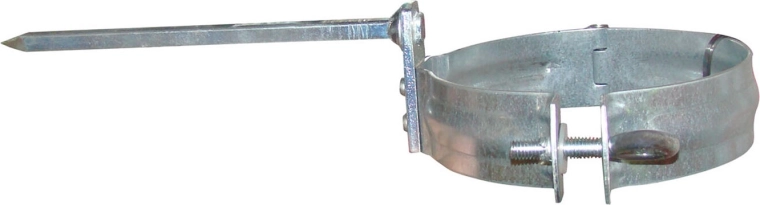 Colier pentru burlan 80 mm din oțel galvanizat