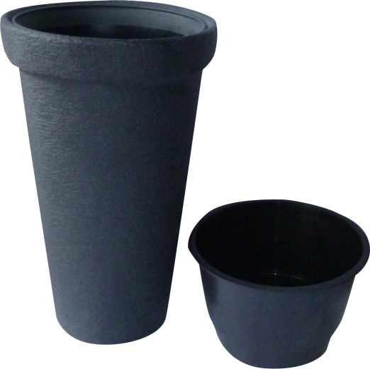 Ghiveci Classic Tower, antracit