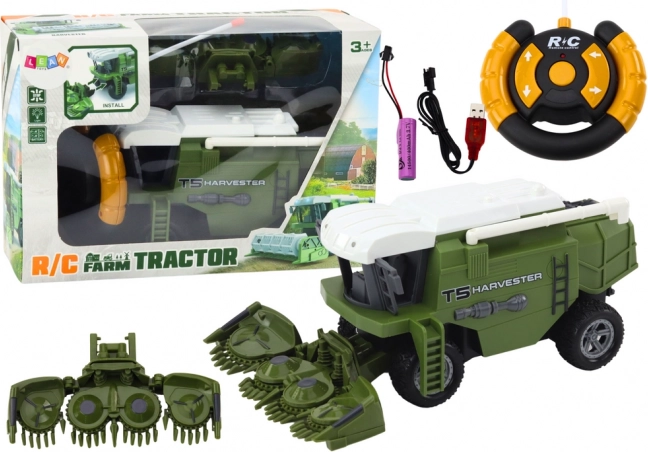 Combine agricol RC verde