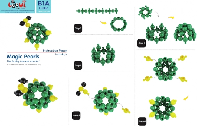 Set de construcție BIG LOOWI EDU – 200 piese