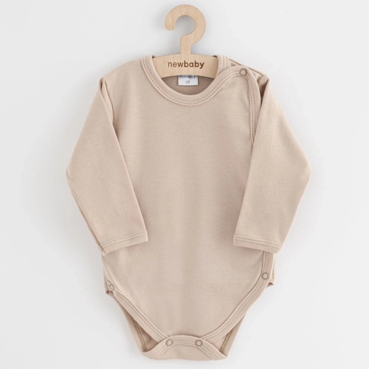 Body pentru copii, cu deschidere completă, New Baby Classic II, bej deschis