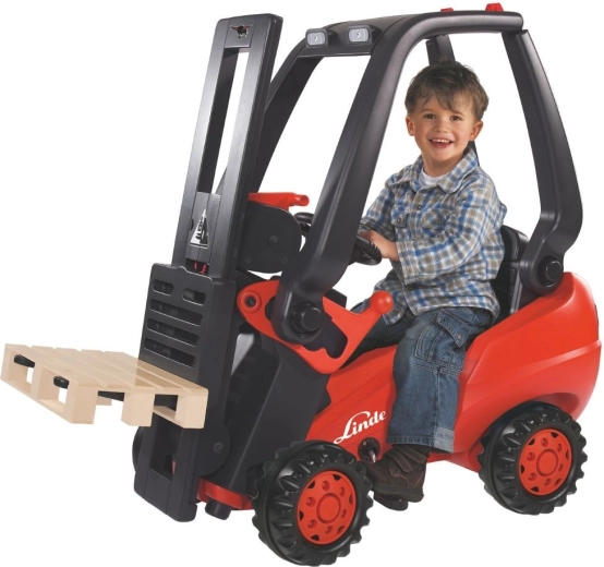 Stivuitor cu pedale BIG LINDE Forklift pentru copii