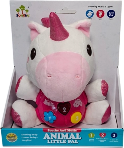Unicorn cu muzică, lumini și sunete