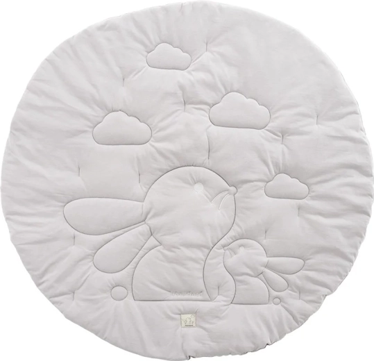 Pătură de joacă Träumeland Signature gri deschis 95 cm