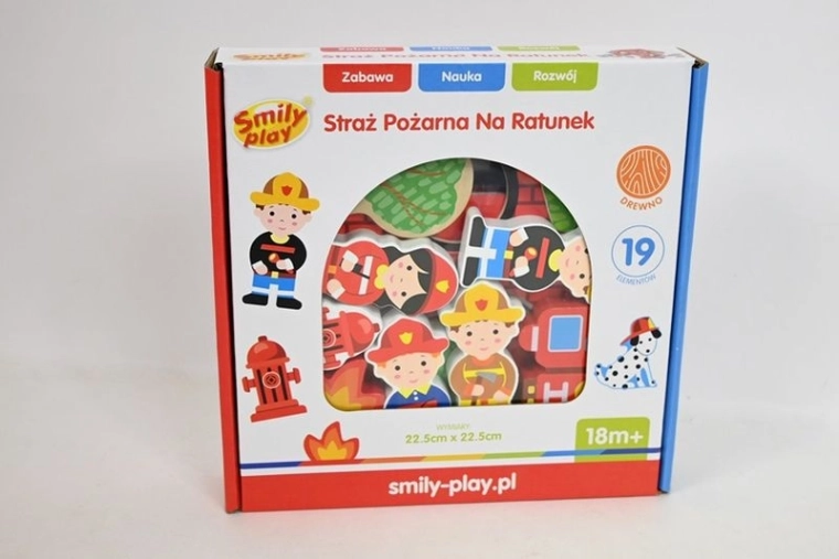 SmilyPl stație de pompieri din lemn