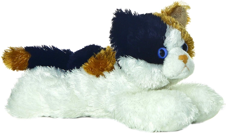 Aurora Mini Flopsies Esmeralda pisică figurină din pluș 21 cm - 1 bucată