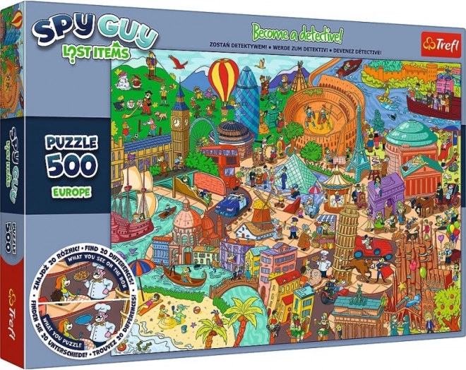 Puzzle 500 piese Spy Guy Lost Items Europa