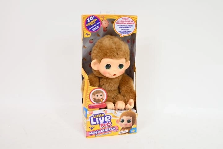 Little Live Pets My Baby Monkey Minis maimuțică interactivă Pepi Peach