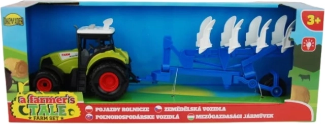 Tractor pentru copii cu remorcă