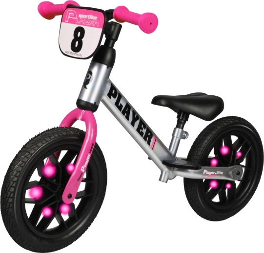 Bicicletă fără pedale Qplay Player roz