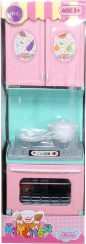 Bucătărie pentru copii cu cuptor și accesorii, culori pastelate