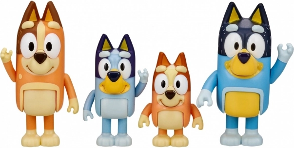 Figurine Bluey – pachet familial 4 bucăți