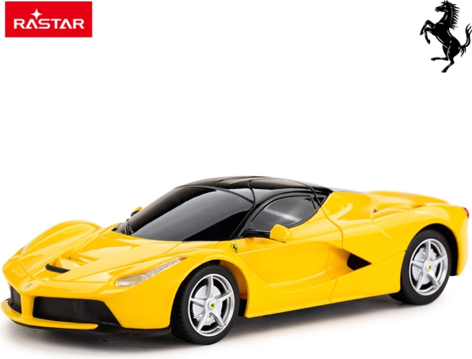 Mașină RC Rastar Ferrari LaFerrari 1:24 galbenă - 1 bucată