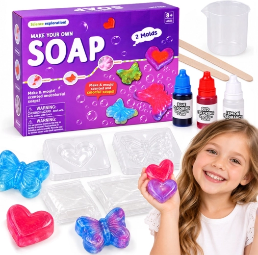 Set creativ DIY pentru fabricarea săpunurilor parfumate