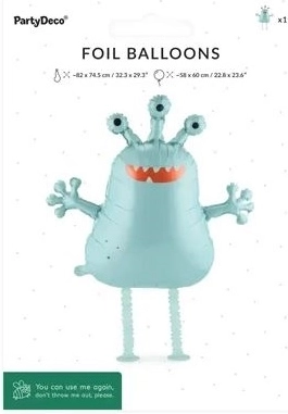 Balon din folie Extraterestru 58 × 60 cm mix