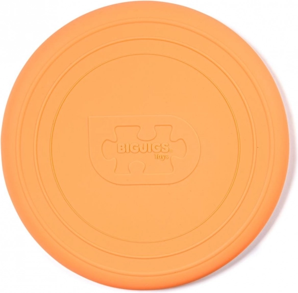 Frisbee din silicon apricot BIGJIGS TOYS