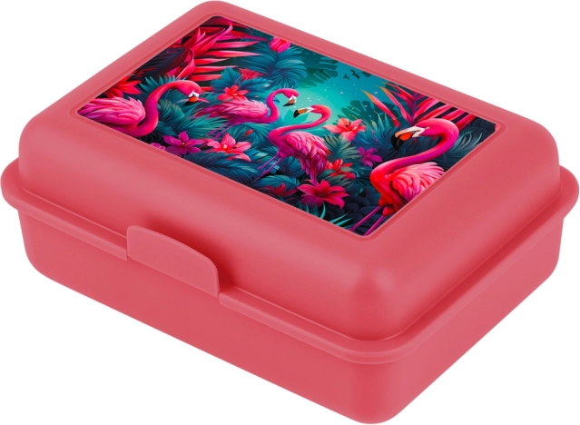 Cutie pentru gustare cu flamingo