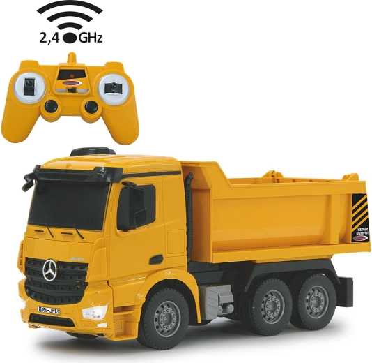 Basculantă Jamara Mercedes-Benz Arocs cu telecomandă 1:26 2,4 GHz - 1 bucată