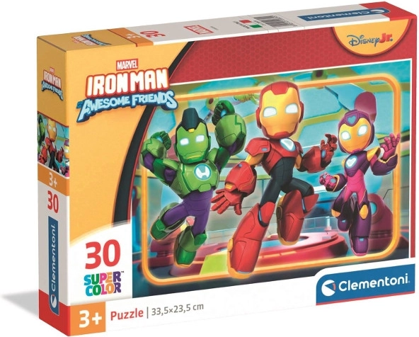Puzzle 30 piese MARVEL IRON MAN și prietenii