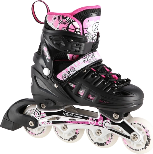 Patine 4 în 1 Nils Extreme roz – S (31-34)