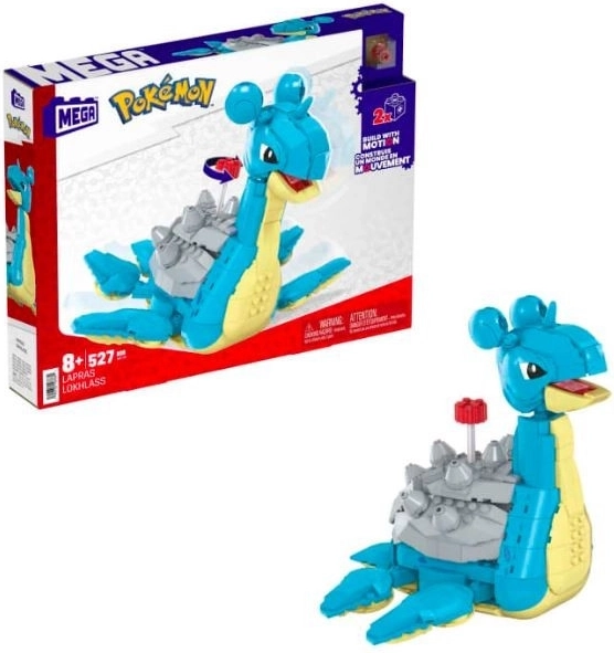 Set de construcție MEGA Pokémon Lapras cu mișcare