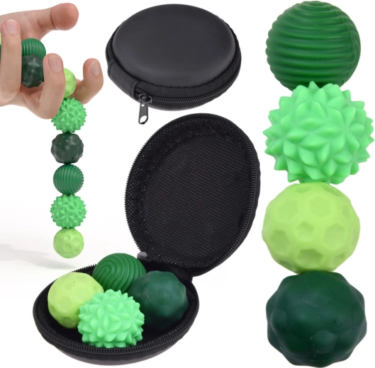 Biluțe magnetice antistres senzoriale fidget cu husă