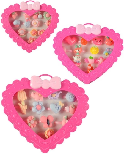 Inel din plastic pentru copii cu motiv - 1 bucată