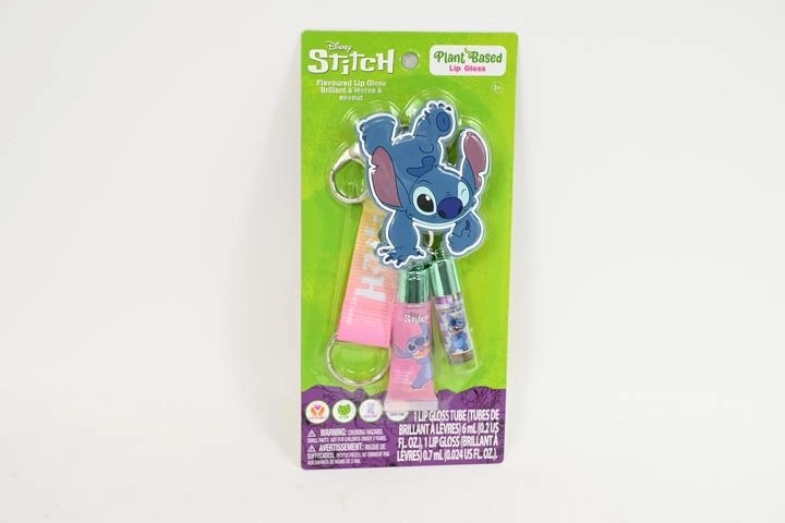 Breloc Stitch cu două mini luciuri de buze