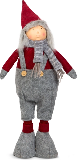 Spiriduș textil de Crăciun, 60 cm