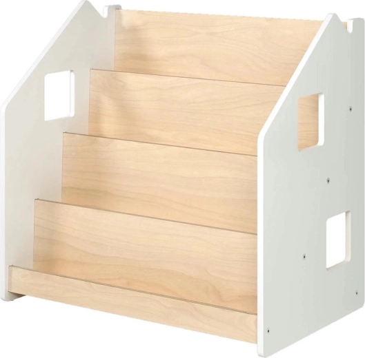 Suport alb pentru cărți pentru copii BusyKids